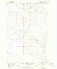Dead Indian Spring Montana Historical topographic map, 1:24000 scale, 7.5 X 7.5 Minute, Year 1968