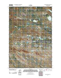 Dead Boy Divide Montana Historical topographic map, 1:24000 scale, 7.5 X 7.5 Minute, Year 2011