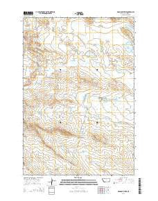 Dead Boy Divide Montana Current topographic map, 1:24000 scale, 7.5 X 7.5 Minute, Year 2014