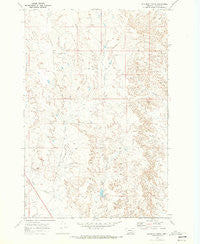Deadman Creek Montana Historical topographic map, 1:24000 scale, 7.5 X 7.5 Minute, Year 1969