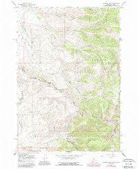 Deadman Pass Montana Historical topographic map, 1:24000 scale, 7.5 X 7.5 Minute, Year 1965