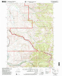 Deadman Pass Montana Historical topographic map, 1:24000 scale, 7.5 X 7.5 Minute, Year 1997