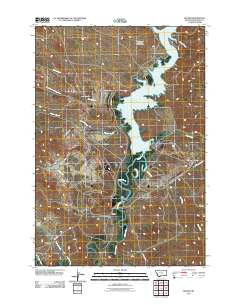 Decker Montana Historical topographic map, 1:24000 scale, 7.5 X 7.5 Minute, Year 2011