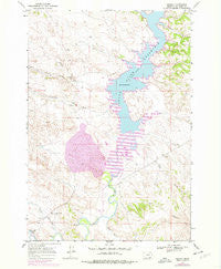 Decker Montana Historical topographic map, 1:24000 scale, 7.5 X 7.5 Minute, Year 1967