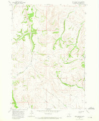 Deep Creek SE Montana Historical topographic map, 1:24000 scale, 7.5 X 7.5 Minute, Year 1967