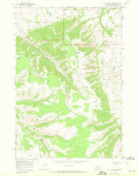 Deep Creek SW Montana Historical topographic map, 1:24000 scale, 7.5 X 7.5 Minute, Year 1967