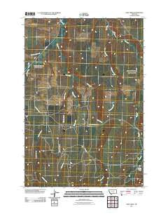 Deep Creek Montana Historical topographic map, 1:24000 scale, 7.5 X 7.5 Minute, Year 2011