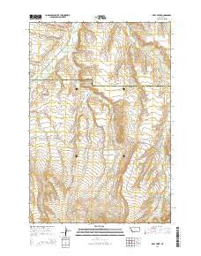 Deep Creek Montana Current topographic map, 1:24000 scale, 7.5 X 7.5 Minute, Year 2014