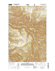 Deep Creek Park Montana Current topographic map, 1:24000 scale, 7.5 X 7.5 Minute, Year 2014