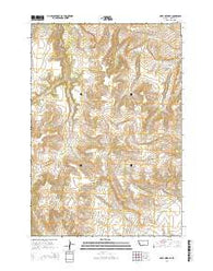Deep Creek SE Montana Current topographic map, 1:24000 scale, 7.5 X 7.5 Minute, Year 2014