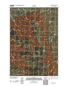 Deep Creek SW Montana Historical topographic map, 1:24000 scale, 7.5 X 7.5 Minute, Year 2011