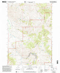 Deer Canyon Montana Historical topographic map, 1:24000 scale, 7.5 X 7.5 Minute, Year 1997