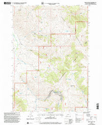 Deer Canyon Montana Historical topographic map, 1:24000 scale, 7.5 X 7.5 Minute, Year 1997