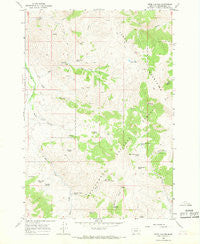 Deer Canyon Montana Historical topographic map, 1:24000 scale, 7.5 X 7.5 Minute, Year 1965