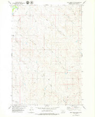 Deer Creek Buttes Montana Historical topographic map, 1:24000 scale, 7.5 X 7.5 Minute, Year 1979