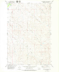 Deer Creek Buttes Montana Historical topographic map, 1:24000 scale, 7.5 X 7.5 Minute, Year 1979