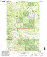 Deer Creek Montana Historical topographic map, 1:24000 scale, 7.5 X 7.5 Minute, Year 1997