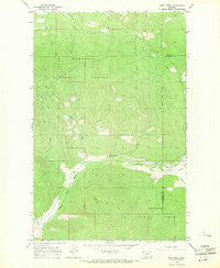 Deer Creek Montana Historical topographic map, 1:24000 scale, 7.5 X 7.5 Minute, Year 1966