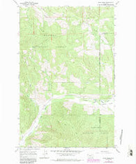 Deer Creek Montana Historical topographic map, 1:24000 scale, 7.5 X 7.5 Minute, Year 1966