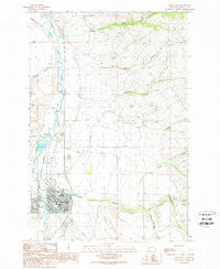 Deer Lodge Montana Historical topographic map, 1:24000 scale, 7.5 X 7.5 Minute, Year 1989
