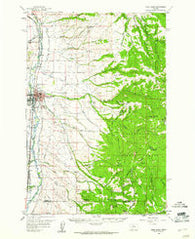 Deer Lodge Montana Historical topographic map, 1:62500 scale, 15 X 15 Minute, Year 1959