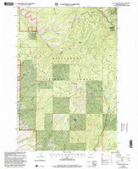 Deer Mountain Montana Historical topographic map, 1:24000 scale, 7.5 X 7.5 Minute, Year 1998