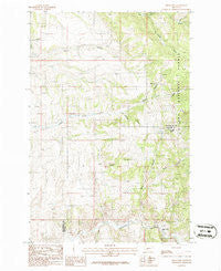 Deer Park Montana Historical topographic map, 1:24000 scale, 7.5 X 7.5 Minute, Year 1986