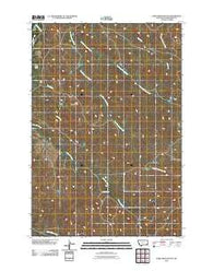 Deer Creek Buttes Montana Historical topographic map, 1:24000 scale, 7.5 X 7.5 Minute, Year 2011