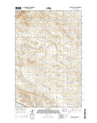 Deer Creek Church Montana Current topographic map, 1:24000 scale, 7.5 X 7.5 Minute, Year 2014