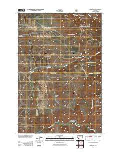 Deer Park Montana Historical topographic map, 1:24000 scale, 7.5 X 7.5 Minute, Year 2011
