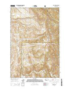 Deer Park Montana Current topographic map, 1:24000 scale, 7.5 X 7.5 Minute, Year 2014