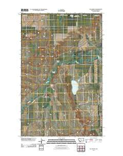 Del Bonita Montana Historical topographic map, 1:24000 scale, 7.5 X 7.5 Minute, Year 2011