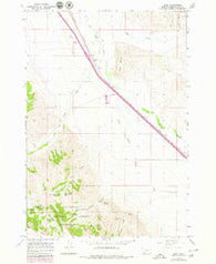 Dell Montana Historical topographic map, 1:24000 scale, 7.5 X 7.5 Minute, Year 1965