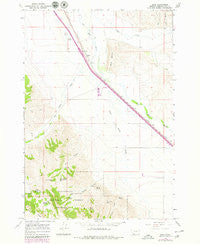 Dell Montana Historical topographic map, 1:24000 scale, 7.5 X 7.5 Minute, Year 1965