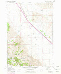 Dell Montana Historical topographic map, 1:24000 scale, 7.5 X 7.5 Minute, Year 1965