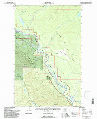 Demers Ridge Montana Historical topographic map, 1:24000 scale, 7.5 X 7.5 Minute, Year 1994