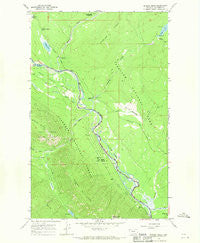 Demers Ridge Montana Historical topographic map, 1:24000 scale, 7.5 X 7.5 Minute, Year 1966