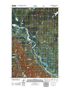 Demers Ridge Montana Historical topographic map, 1:24000 scale, 7.5 X 7.5 Minute, Year 2011
