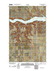 Denson Ranch Montana Historical topographic map, 1:24000 scale, 7.5 X 7.5 Minute, Year 2011