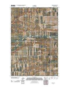 Denton Montana Historical topographic map, 1:24000 scale, 7.5 X 7.5 Minute, Year 2011