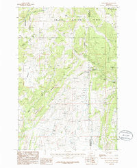Devils Fence Montana Historical topographic map, 1:24000 scale, 7.5 X 7.5 Minute, Year 1986