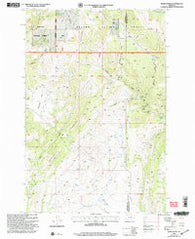 Devils Fence Montana Historical topographic map, 1:24000 scale, 7.5 X 7.5 Minute, Year 2001
