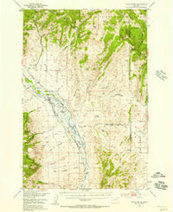 Devils Fence Montana Historical topographic map, 1:62500 scale, 15 X 15 Minute, Year 1950