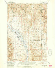 Devils Fence Montana Historical topographic map, 1:62500 scale, 15 X 15 Minute, Year 1950
