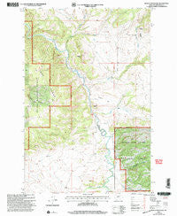 Devils Footstool Montana Historical topographic map, 1:24000 scale, 7.5 X 7.5 Minute, Year 2001