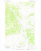 Devils Footstool Montana Historical topographic map, 1:24000 scale, 7.5 X 7.5 Minute, Year 1971
