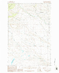 Devils Hole Lake Montana Historical topographic map, 1:24000 scale, 7.5 X 7.5 Minute, Year 1986