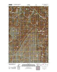 Devils Fence Montana Historical topographic map, 1:24000 scale, 7.5 X 7.5 Minute, Year 2011