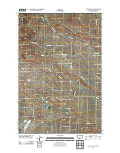 Devils Hole Lake Montana Historical topographic map, 1:24000 scale, 7.5 X 7.5 Minute, Year 2011