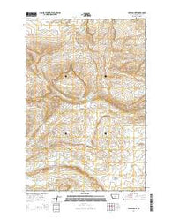 Devils Pocket Montana Current topographic map, 1:24000 scale, 7.5 X 7.5 Minute, Year 2014